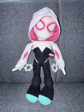 Marvel City Swinging Ghost-Spider Spider-Gwen 14 Inch Plush Doll TESTED WORKS